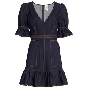 NWT Cinq a Sept Natasha denim mini dress